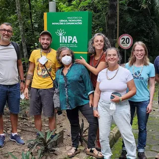 Membros da equipe Regenera participantes da 1ª oficina presencial. Janeiro de 2022, Manaus.